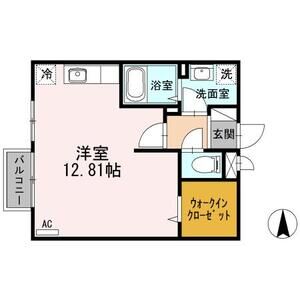 ワンルーム 間取り図