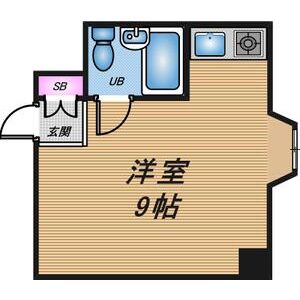 ワンルーム 間取り図