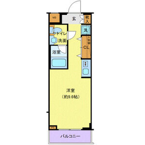 ワンルーム 間取り図