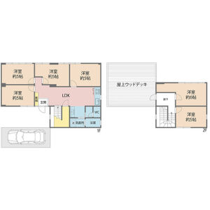 6LDK 間取り図