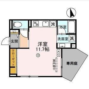ワンルーム 間取り図