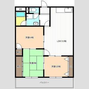 3LDK 間取り図