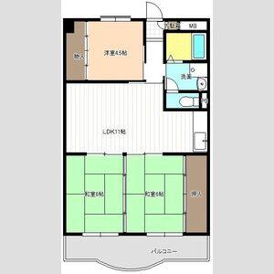 3LDK 間取り図