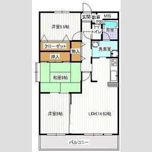 3LDK 間取り図