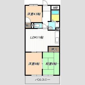 3LDK 間取り図