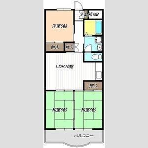 3LDK 間取り図