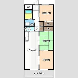 3LDK 間取り図