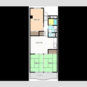 3LDK 間取り図
