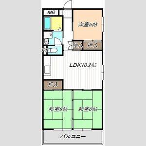 3LDK 間取り図