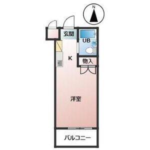 ワンルーム 間取り図