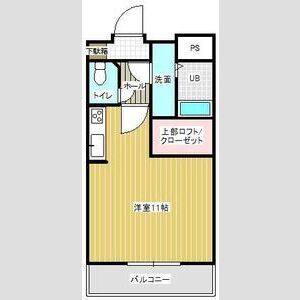 ワンルーム 間取り図