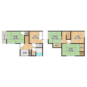 4DK 間取り図