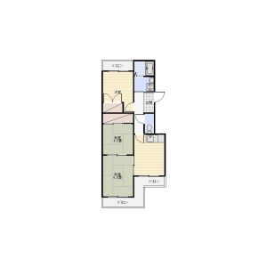 3DK 間取り図