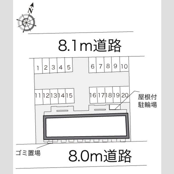 レオパレスin六条 室内写真1