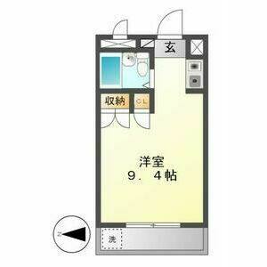 ワンルーム 間取り図