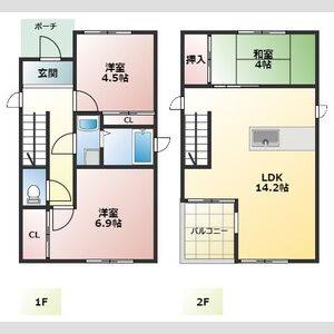 3LDK 間取り図