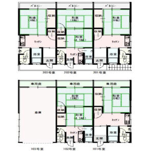 2K 間取り図