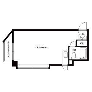 ワンルーム 間取り図