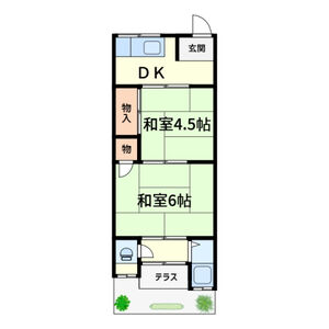 2K 間取り図