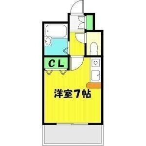 ワンルーム 間取り図