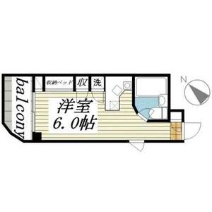 ワンルーム 間取り図