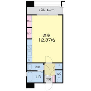 ワンルーム 間取り図