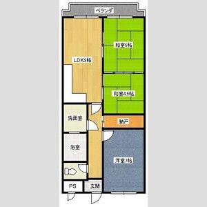 3LDK 間取り図
