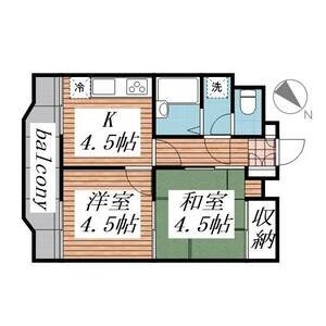 2K 間取り図