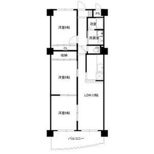 3LDK 間取り図
