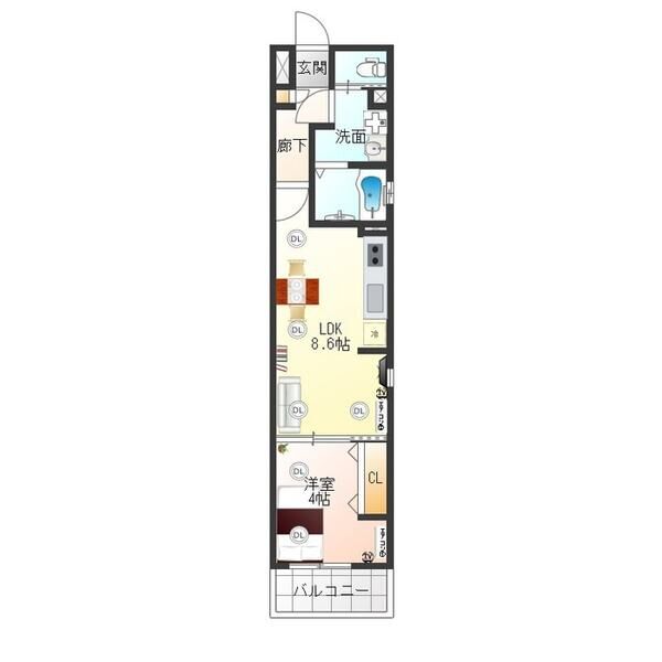 KRM RESIDENCE NAGAOKATENJIN 室内写真3
