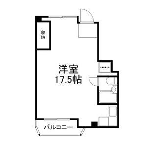 ワンルーム 間取り図