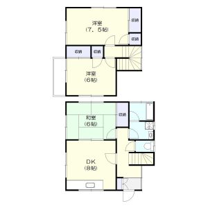 3DK 間取り図