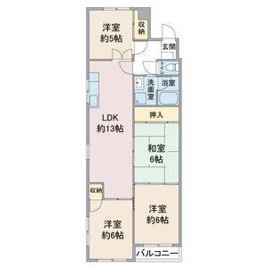 4LDK 間取り図
