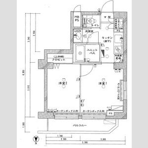 2K 間取り図