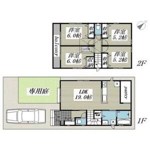 4LDK 間取り図