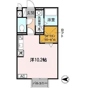ワンルーム 間取り図