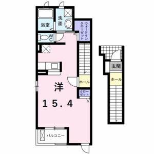 ワンルーム 間取り図