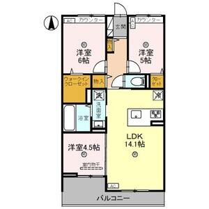 3LDK 間取り図