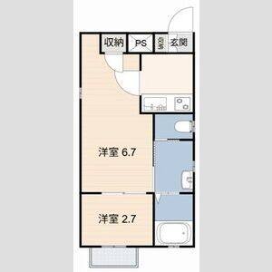 2K 間取り図