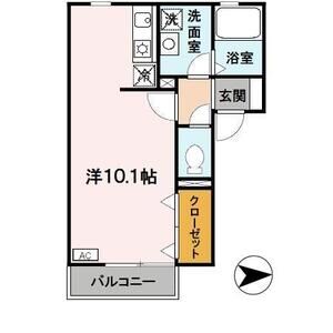 ワンルーム 間取り図