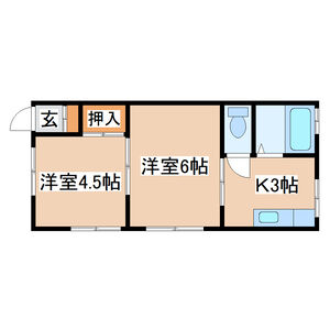 2K 間取り図