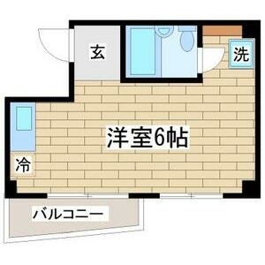 ワンルーム 間取り図