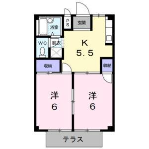 2K 間取り図