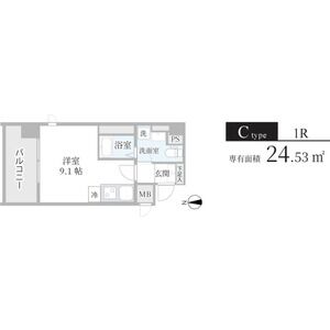 ワンルーム 間取り図