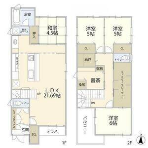 4LDK 間取り図