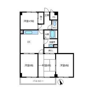 4DK 間取り図