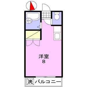 ワンルーム 間取り図