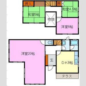 4LDK 間取り図