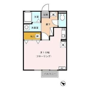 ワンルーム 間取り図