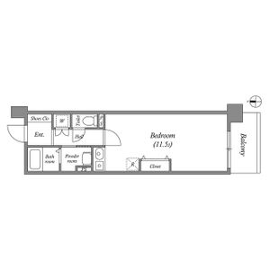 ワンルーム 間取り図